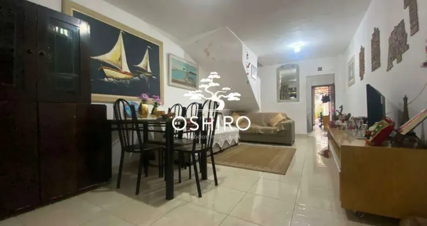 Oportunidade em santos! sobrado com 02 dormitórios e 01 vaga de garagem com 120m²!!!