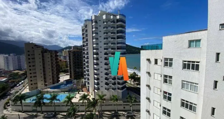 Apartamento a 10mts da orla da praia com 2 dormitórios à venda, 86 m² por r$ 750.000 - prainha - caraguatatuba/sp