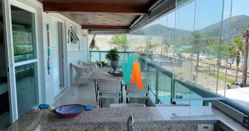 Apartamento com 4 dormitórios à venda, 167 m² por r$ 1.980.000 - martim de sá - caraguatatuba/sp