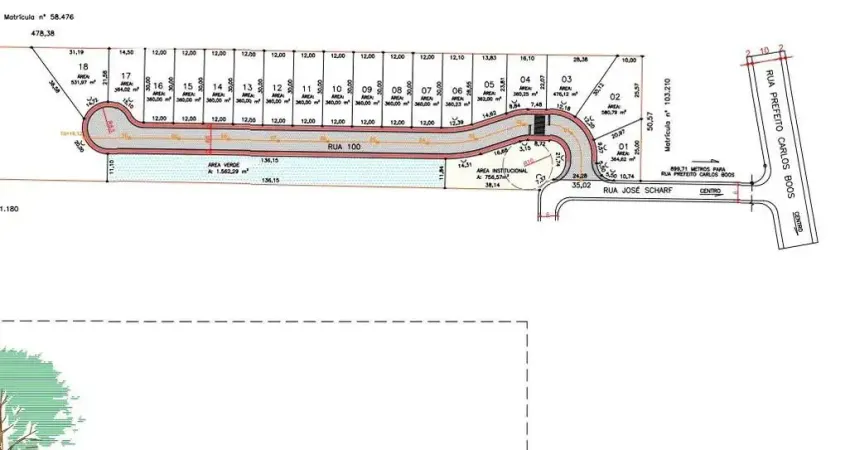 Terreno à venda no Aymoré, Guabiruba 