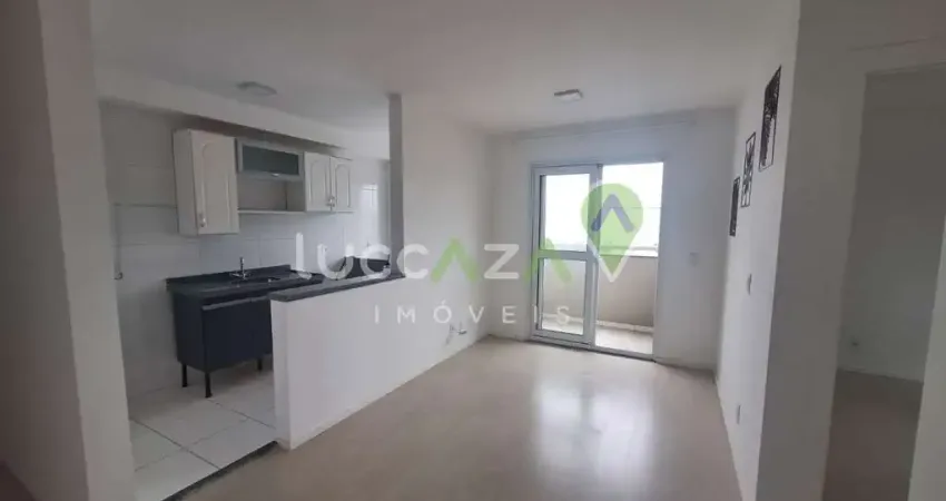 Apartamento para locação no jardim santa maria, jacareí-sp: 2 quartos, 2 salas, 1 banheiro, 1 vaga - 57m²!