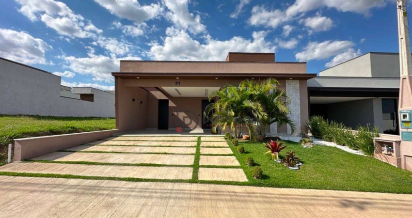 Casa com 3 dormitórios à venda, 170 m² por R$ 1.640.000,00 - Condomínio Residencial Evidências - Indaiatuba/SP