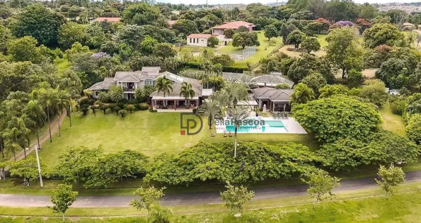 Chácara com 5 dormitórios à venda, 5480 m² por R$ 7.800.000,00 - Lagos de Shanadu - Indaiatuba/SP