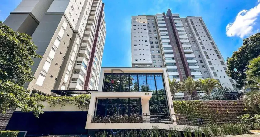 Apartamento com 3 dormitórios à venda, 128 m² por r$ 1.550.000,00 - edifício due - indaiatuba/sp