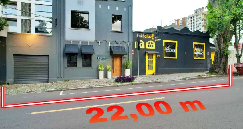 Terreno ZR4 no Juvevê com 2 Imóveis Comerciais (Sobrado e Casa Térrea) - Oportunidade Única!