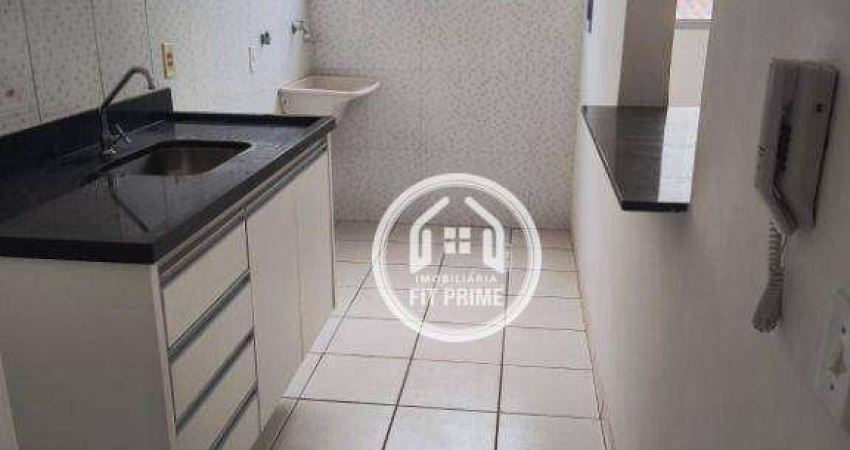 Apartamento com 2 dormitórios à venda, 55 m² por R$ 182.000 - Residencial Macedo Teles I - São José do Rio Preto/SP