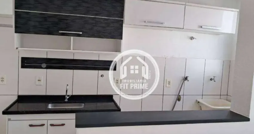 Apartamento com 2 dormitórios para alugar, 50 m² por R$ 1.400,00/mês - Rios di Itália - São José do Rio Preto/SP