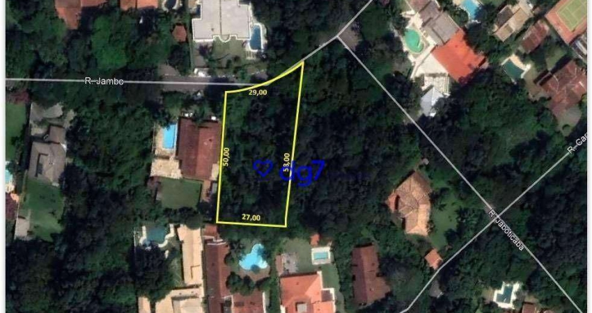 Terreno à venda, 1403 m² por R$ 625.000,00 - Granja Viana - Cotia/SP