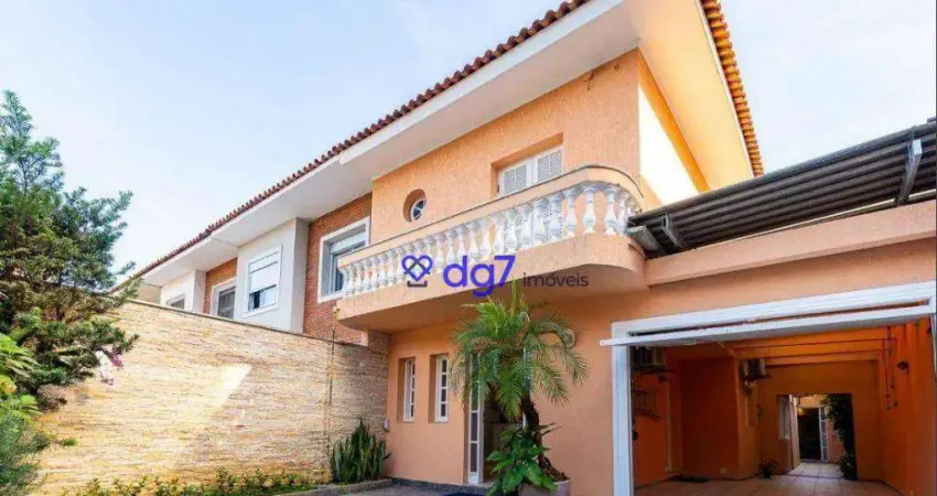 Sobrado com 3 dormitórios, 1 suíte, 4 vagas à venda, 220 m² por R$ 3.700.000 - Jardim Paulistano - São Paulo/SP