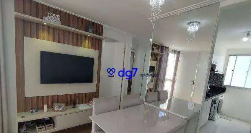 Apartamento com 2 dormitórios à venda, 44 m² - jardim amaralina - são paulo/sp