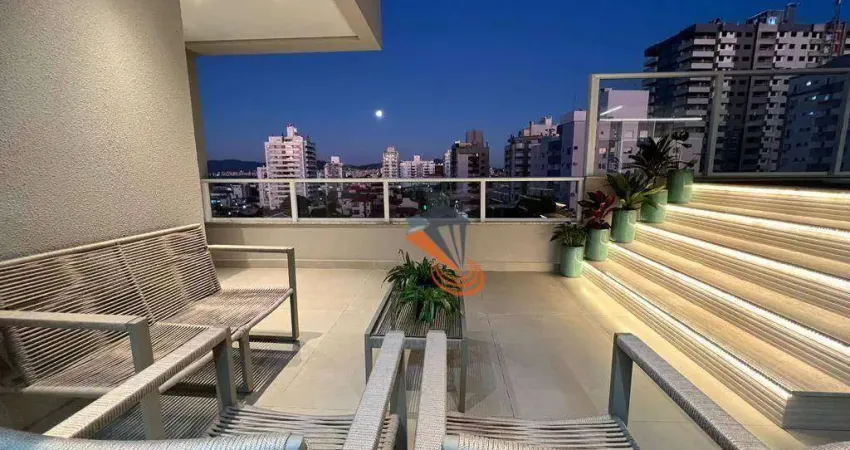 Cobertura com 3 dormitórios à venda, 215 m² por R$ 3.149.900,00 - Barreiros - São José/SC