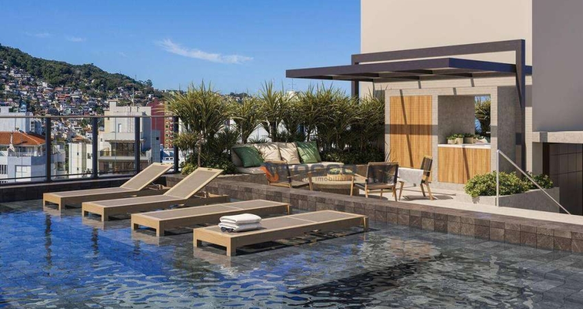 Apartamento com 2 dormitórios à venda, 80 m² por R$ 1.486.507,23 - Centro - Florianópolis/SC