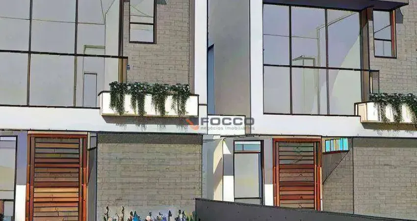 Sobrado com 3 dormitórios à venda, 109 m² por R$ 690.000,00 - Serraria - São José/SC