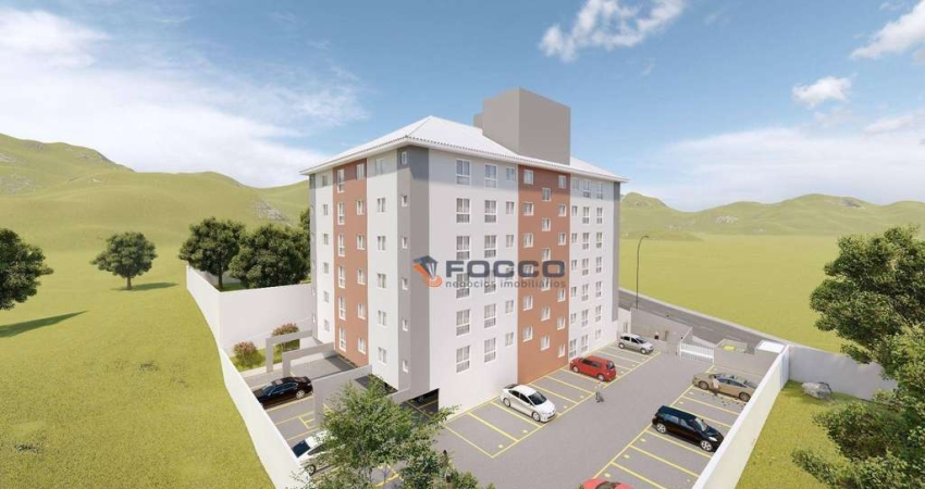 Apartamento com 2 dormitórios à venda, 44 m² por R$ 246.675,00 - Jardim Janaína - Biguaçu/SC
