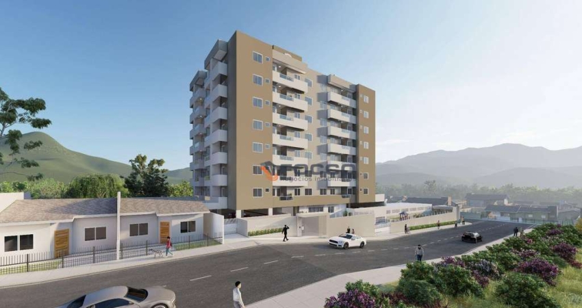 Apartamento com 2 dormitórios à venda, 61 m² por R$ 384.552,00 - Areias - São José/SC