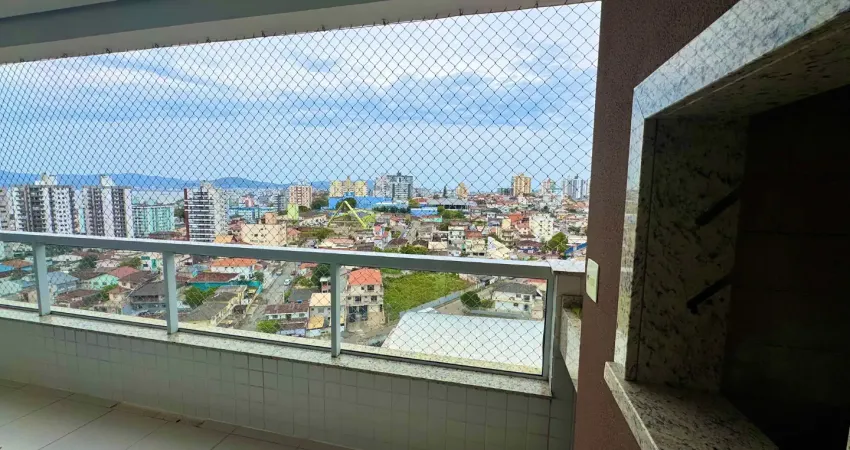 Apartamento a venda, andar alto, vista mar e localização diferenciada em barreiros, são josé/sc