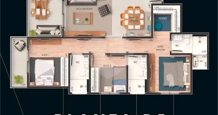 Apartamento com 3 quartos à venda na Vila Lucy, Sorocaba 