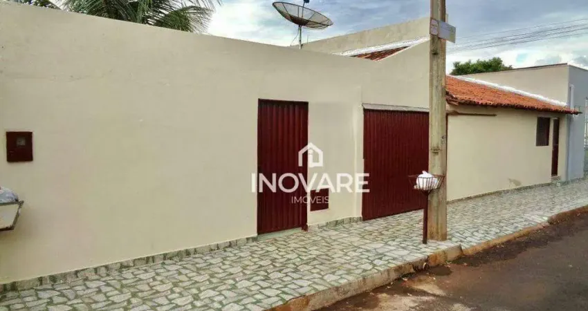 Casa com 2 dormitórios para alugar, 90 m² por R$ 1.300,00/mês - Vila Vitória - Itumbiara/GO