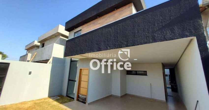 Casa com 3 Quartos à venda, 150 m² por R$ 550.000 - Residencial Flor do Cerrado - Anápolis/GO