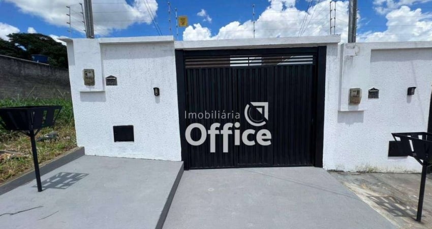 Casa com 2 dormitórios para alugar, 100 m² por R$ 1.500,00/mês - Residencial Tangará - Anápolis/GO
