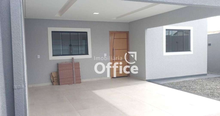 Casa com 3 quartos à venda, 122 m² por R$ 430.000 - Residencial Aldeia dos Sonhos - Anápolis/GO