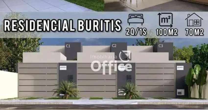 Casa com 2 dormitórios à venda, 70 m² por R$ 280.000,00 - Residencial Buritis - Anápolis/GO