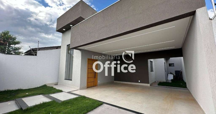 Casa com 3 dormitórios à venda, 126 m² por R$ 500.000,00 - Jardim Itália - Anápolis/GO