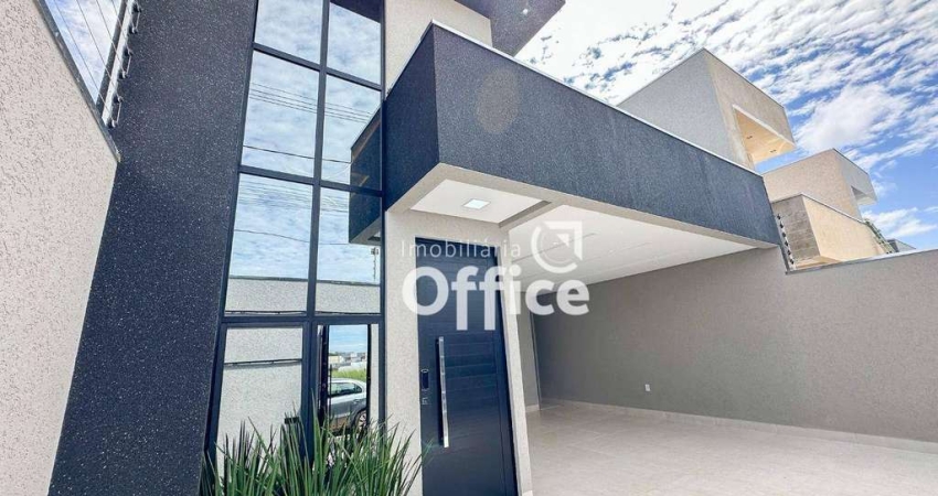 Casa com 3 quartos à venda, 140 m² por R$ 610.000 - Residencial Vida Nova - Anápolis/GO