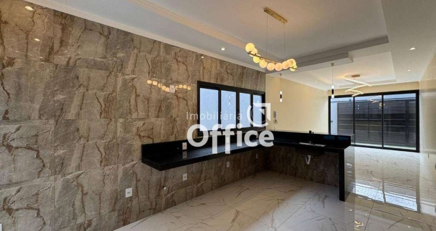 Casa com 3 quartos à venda, 125 m² por R$ 550.000 - Jardim Itália - Anápolis/GO