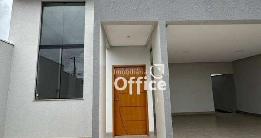 Casa com 3 quartos e suíte com closet à venda, 160 m² por R$ 650.000 - Jardim Progresso - Anápolis/GO