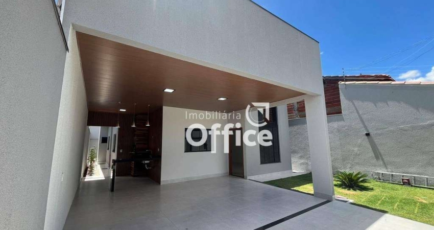 Casa com 3 dormitórios à venda, 121 m² por R$ 470.000,00 - Residencial Tangará - Anápolis/GO