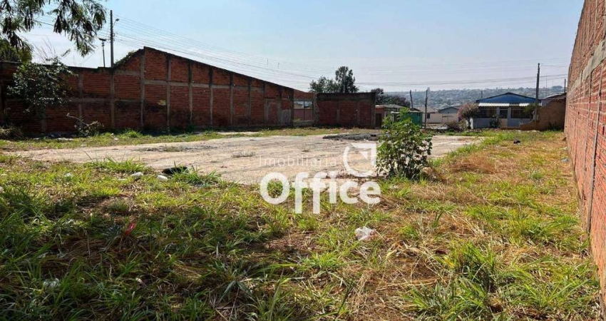 Terreno à venda, 1290 m² por R$ 700.000,00 - Parque São João - Anápolis/GO