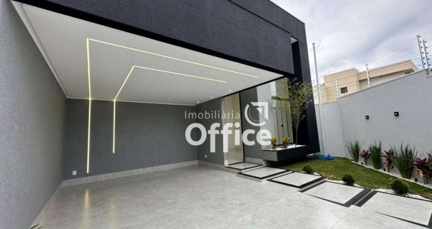 Casa com 3 dormitórios à venda, 130 m² por R$ 560.000,00 - Flor do Cerrado - Anápolis/GO