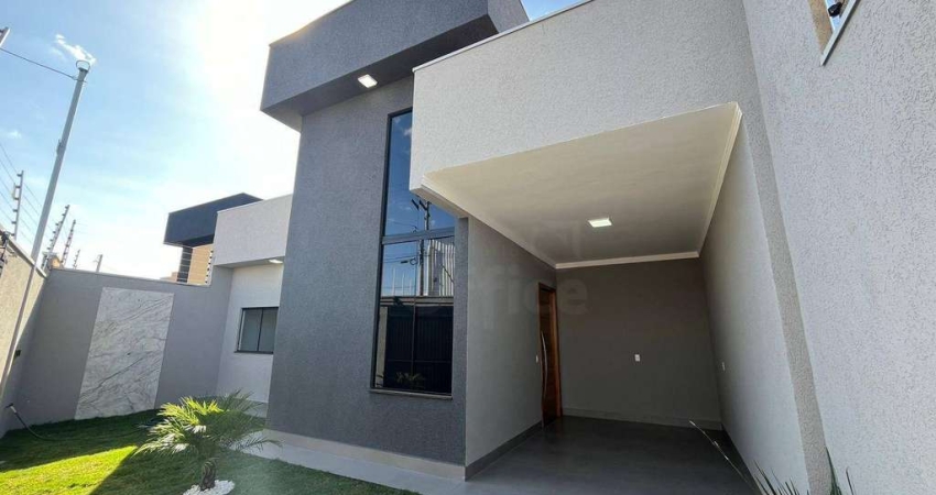 Casa com 3 dormitórios à venda, 109 m² por R$ 380.000,00 - Loteamento Residencial Verona - Anápolis/GO