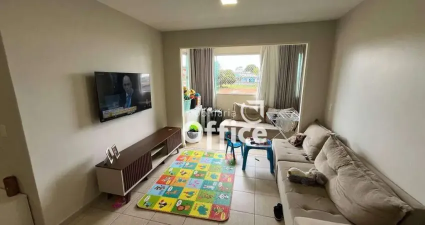 Apartamento com 3 dormitórios à venda, 93 m² por R$ 430.000,00 - Vila Santa Isabel - Anápolis/GO