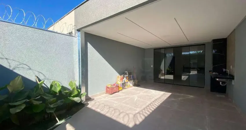 Casa com 3 dormitórios à venda, 105 m² por r$ 510.000,00 - privê lírios dos campos - anápolis/go