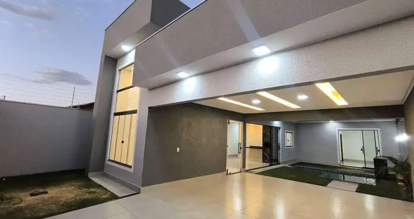 Casa com 3 quartos à venda, 130 m² por r$ 550.000 - loteamento residencial verona - anápolis/go