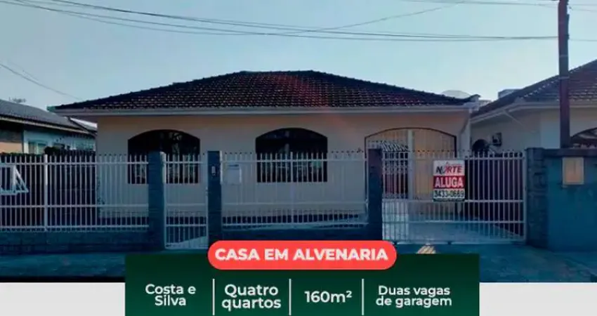 Casa para alugar na Rua Mário Timm, 269, Costa e Silva, Joinville