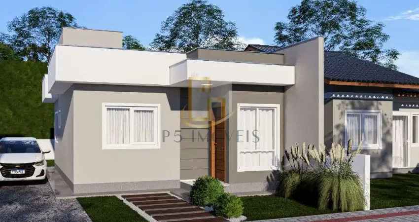 Bela casa de 2 dormitorios no bairro Estrada das Areias na cidade de Indaial/SC