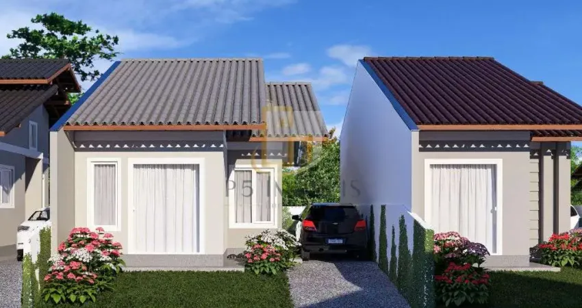 Bela casa de 2 dormitorios no bairro warnow na cidade de indaial/sc