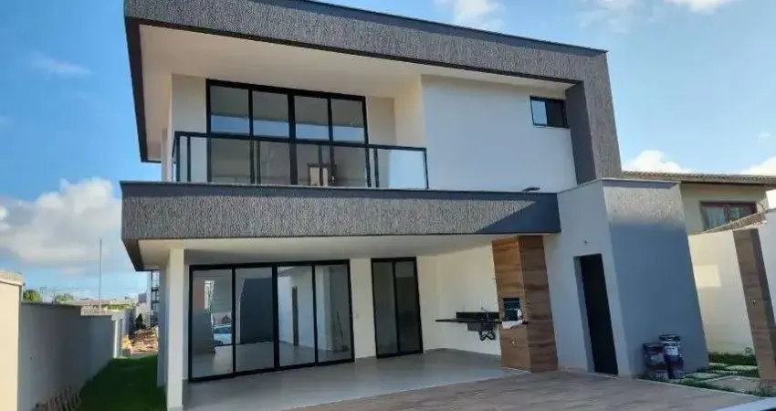 Casa em condomínio para venda em lauro de freitas, buraquinho, 4 dormitórios, 4 suítes, 5 banheiros, 2 vagas