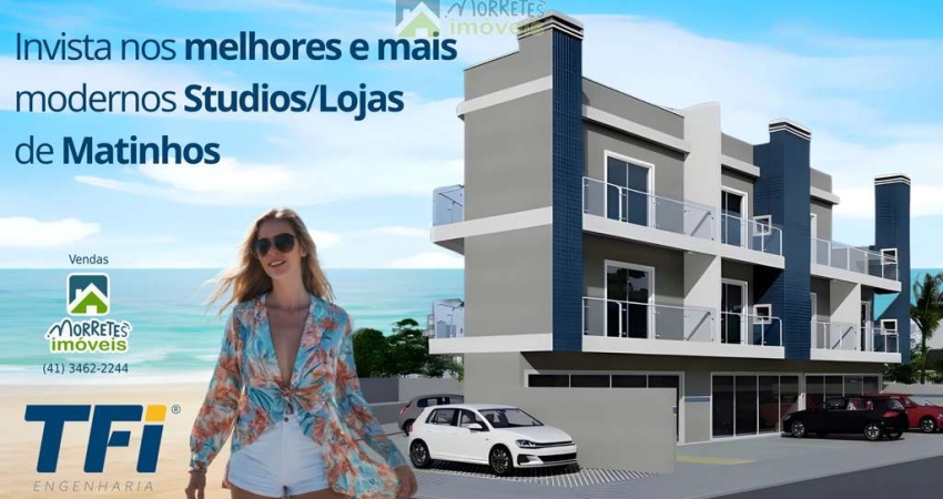 Apartamentos e Espaço Comercial com Studios de 23 a 52m² em Matinhos/PR