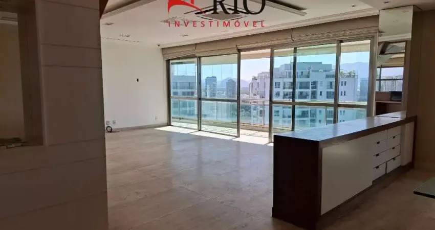 Imperdível cobertura de luxo na barra da tijuca, rio de janeiro - 4 quartos, 1 suíte, 2 salas, 6 banheiros, 4 vagas, 506m². venha conferir!