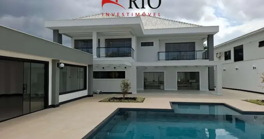 Casa de luxo à venda na barra da tijuca: 5 quartos, 4 suítes, 3 salas, 6 banheiros, 5 vagas - 615m².