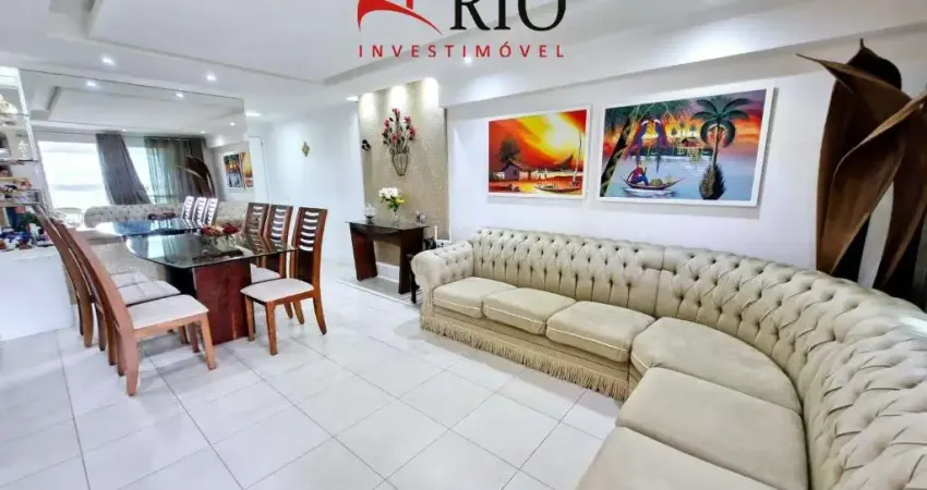 Imperdível oportunidade: apartamento de 4 quartos com 2 suítes no recreio dos bandeirantes, rio de janeiro-rj! 124m² e 2 vagas.
