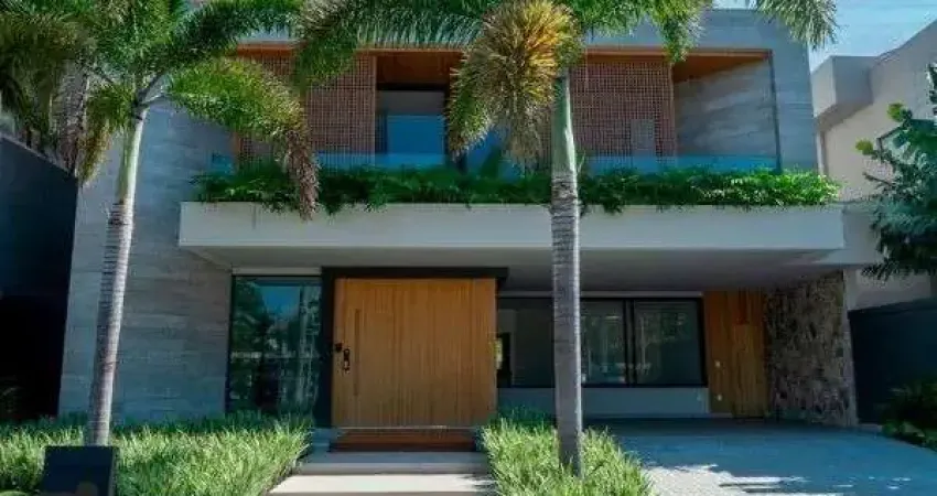 Mansão à venda no condomínio del lago com 860m2, 5 suites, piscina aquecida, espaço gourmet e arquitetura exclusiva na barra da tijuca