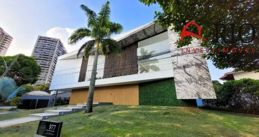 Mansão triplex à venda no condomínio mansões com elevador, piscina, spa e 1.485m² de área construída