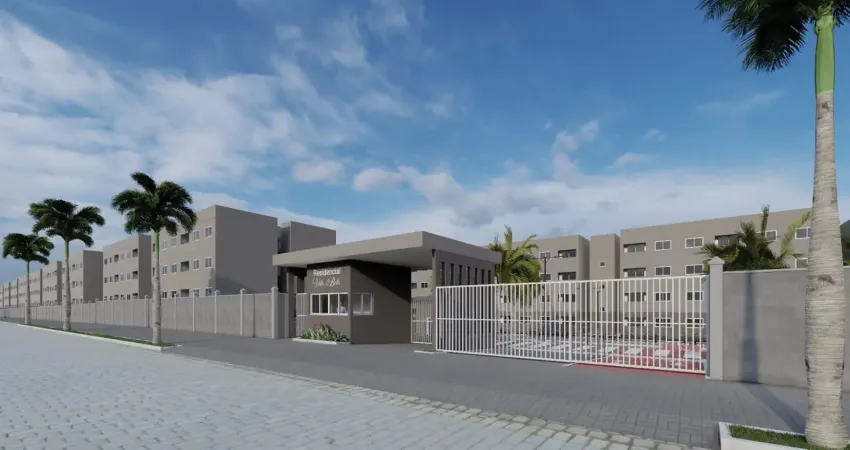 Apartamentos com varanda e área de lazer completa no bairro das indústrias, com possibilidade de zerar entrada.