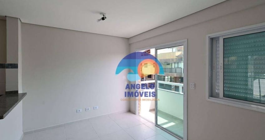 Apartamento com 1 dormitório para alugar, 28 m² por R$ 1.328,37/mês - Centro - Peruíbe/SP