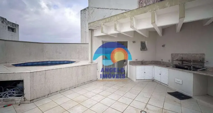 Cobertura com 3 dormitórios, 288 m² - venda por r$ 650.000,00 ou aluguel por r$ 4.900,00/mês - balneário samburá - peruíbe/sp